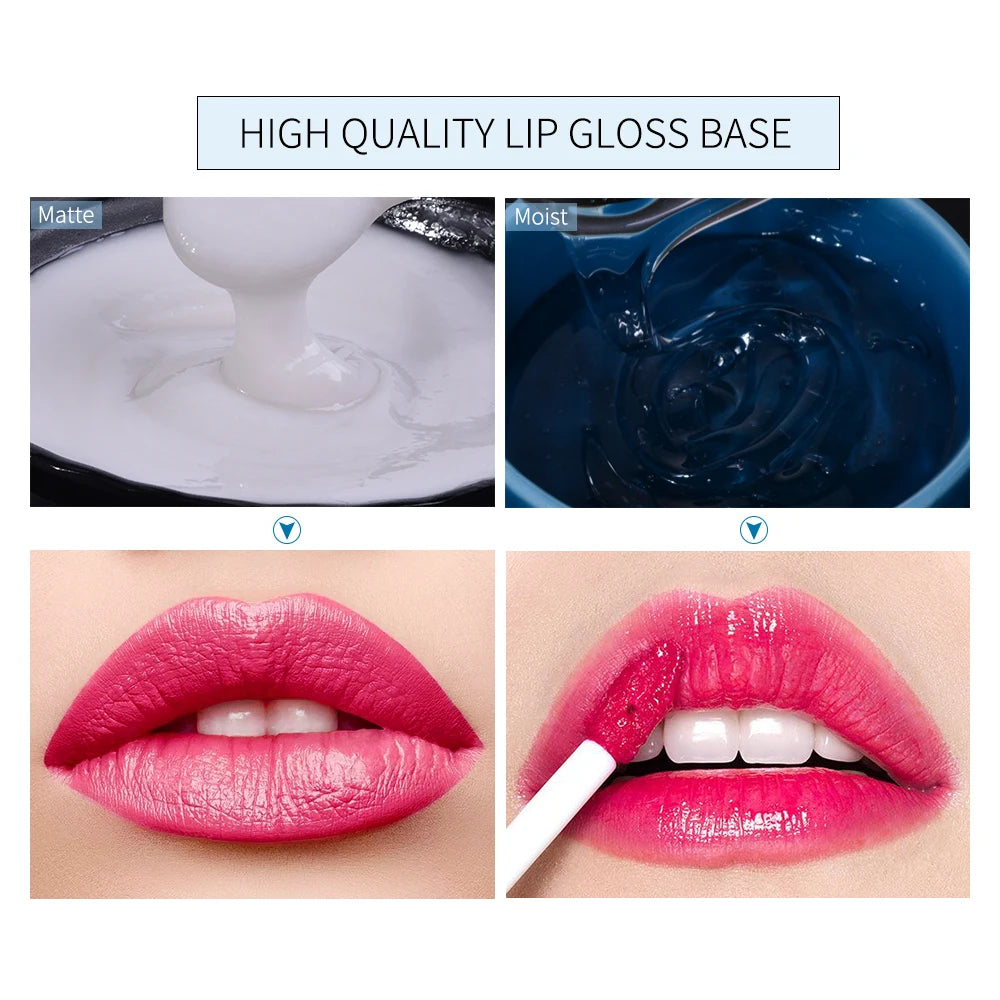 Wholesale DIY Lip Gloss Base Oil Moisturizing Clear Lip Gloss Raw Material Gel Lip Gloss Business Liquid Lipstick 25/50/100/200