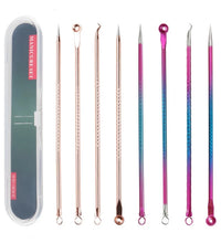 4PCS Acne Blackhead Comedone Black Spot Pimple Blemish Remover Skin Care Women Beauty Acne Treatment Pore Cleanser Needle Hook - BlissFully