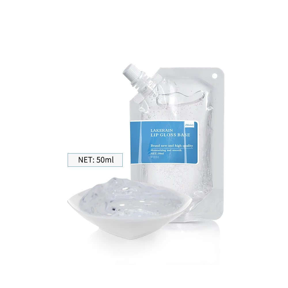 Wholesale DIY Lip Gloss Base Oil Moisturizing Clear Lip Gloss Raw Material Gel Lip Gloss Business Liquid Lipstick 25/50/100/200