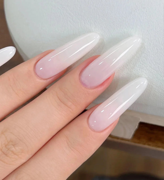 1Pc 15ML Milky White Pure Nail Polish Gel Nail Add Semi-Permanent Soak Off UV LED Construction Gel Varnish