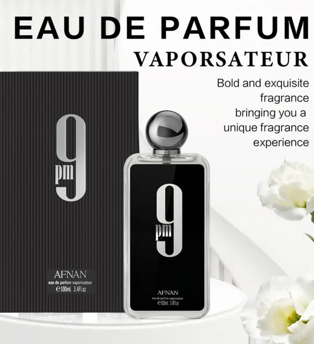 Afnan 9PM Men's cologne spray 100ml Men's cologne perfume travel clothes perfume spray high-end long-lasting perfume gift