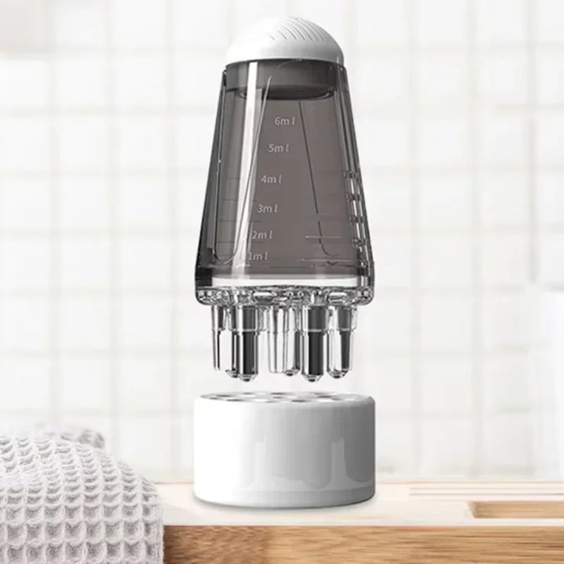 Scalp Applicator Hair Regrowth & Styling Solution Guide Comb Hexagon Head Oil Roller Ball Massage Comb Massage Relaxation Tools