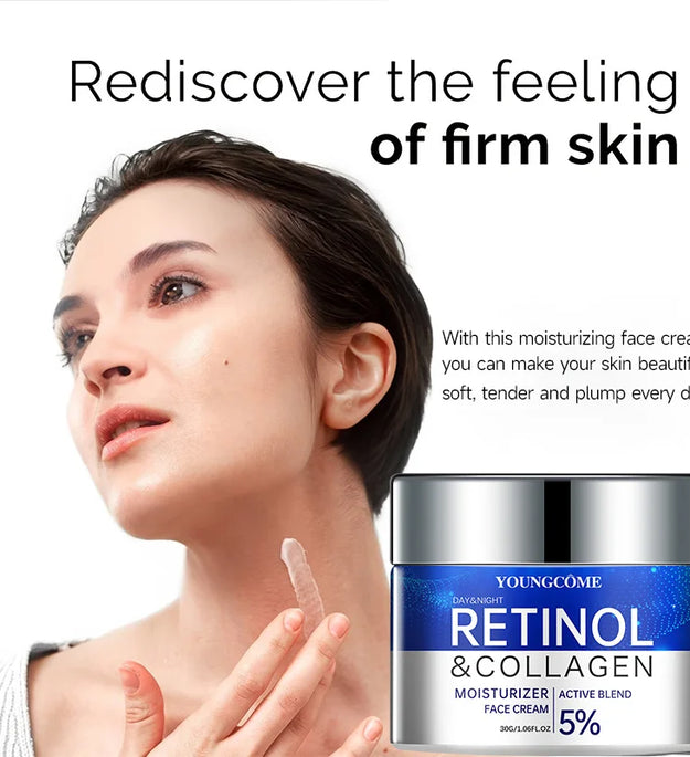 Retinol Anti-Aging Cream,Wrinkle Removal & Firming Face Moisturizer,Brightens Skin,Lifts & Smooths Fine Lines,Whitening Effect - BlissFully