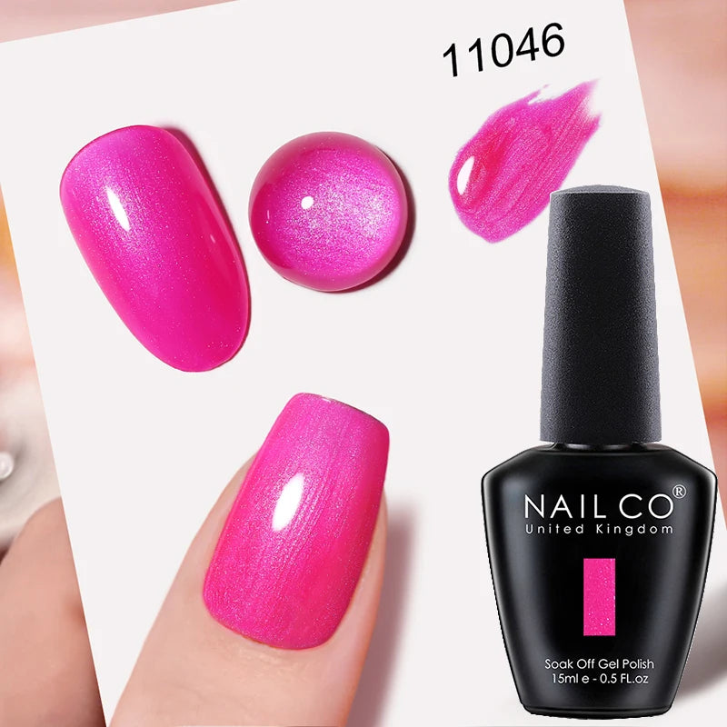 NAILCO 15ml Hema/TPO Free UV Gel Nail Polish Nail Art Manicure Nail Professionals Base Top Varnish Semi Permanent Vernis Nail