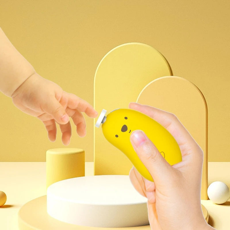 Baby Nail Grinder Electric Rechargeable Baby Newborn Nail Scissors Set Quiet and Safe Home Nail Trimming and Care