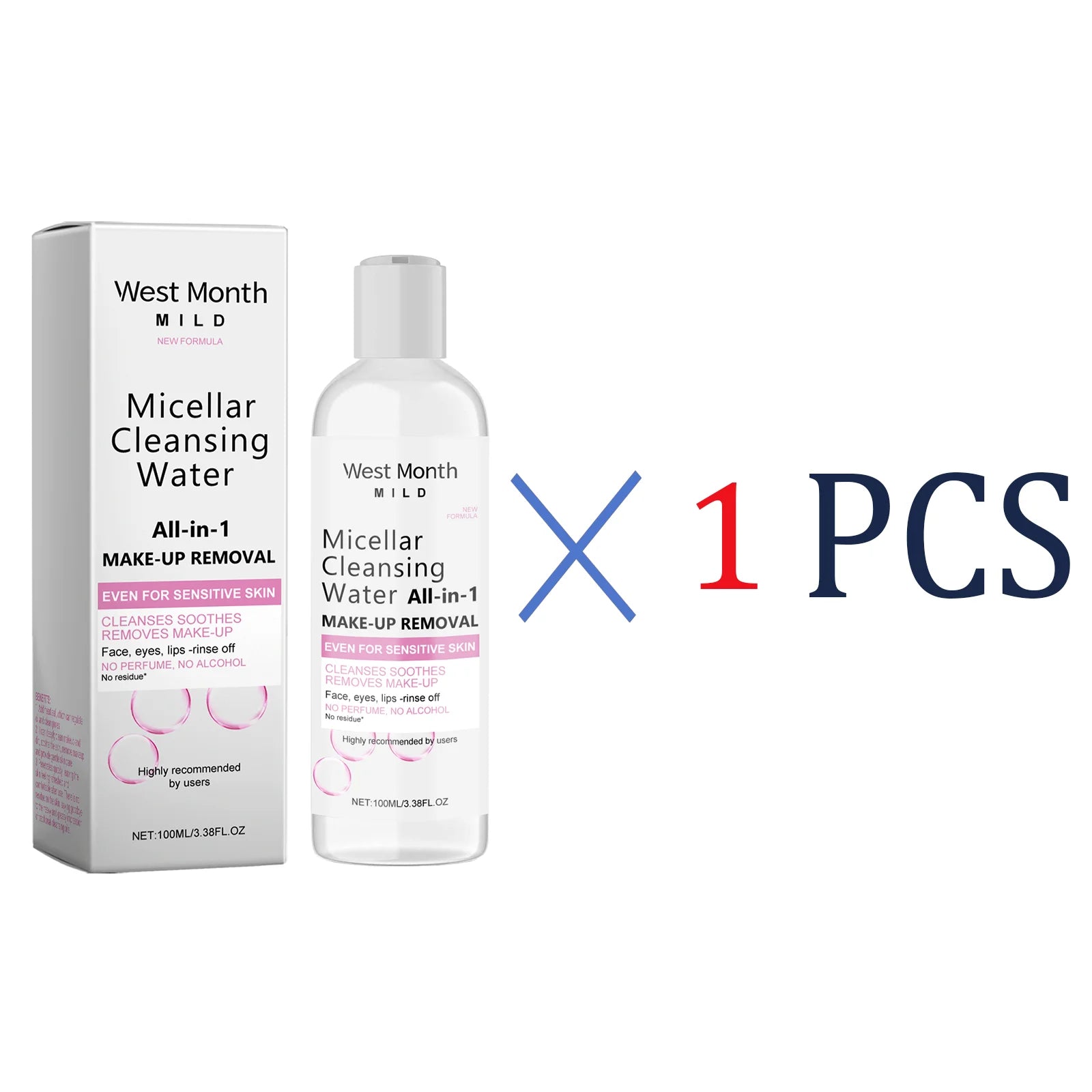 100ml Micellar Water Hydrating Facial Cleanser Deep Makeup Remover Cleaning Water Refresh Hydrate Cleansing For Sensitive Skin