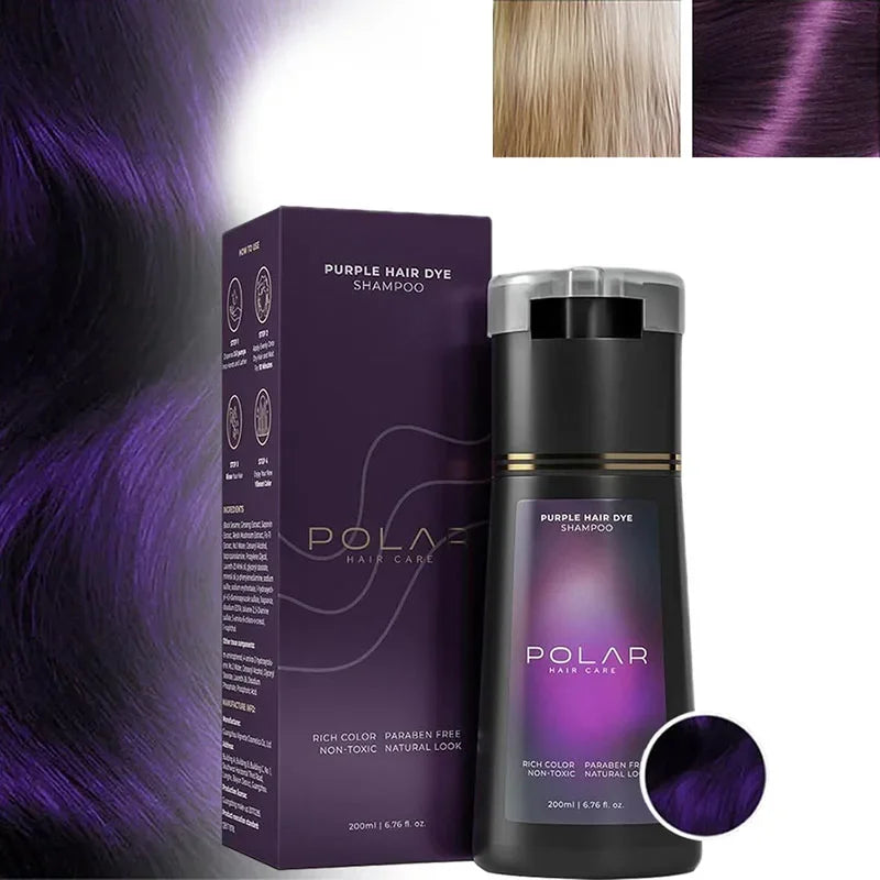 3-in-1 Hair Dye Shampoo  Quick Color Shampoo White Hair Quick Blackening Shampoo Oil Control Fluffy Shampoo Product Nourish Hair - BlissFully