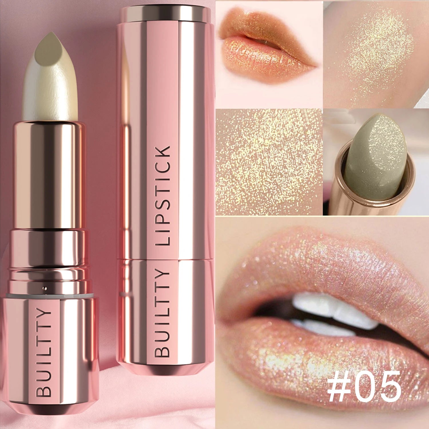 Matte Lipsticks Long Lasting Pink Red Lipstick Waterproof Natural Nude Moisturizing Hydrating High Pigmented Smooth Velvet