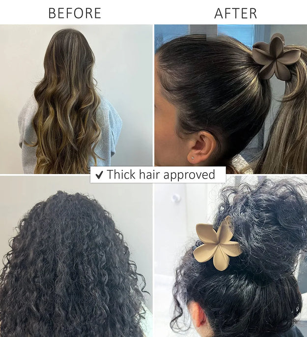 Large Flower Claw Clips For Women Fashion Hair Claw Hair Clamps Girls Matte Hairpins Sweet Headwear Barrette Hair Accessories