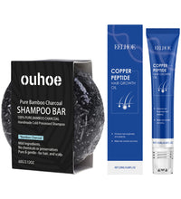 Bamboo Charcoal Shampoo Soap Deep Clean The Scalp Create Dark And Thick Hair Improve Dryness Hair Nourish Charcoal Shampoo Soap - BlissFully