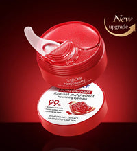 SADOER Red Pomegranate Eye Mask 60Pcs Anti Dark Circles Removal Eyes Bags Moisturizing Eye Patches Eyes Skin Care - BlissFully