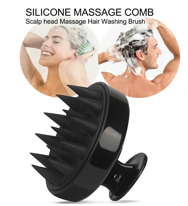 1pc Silicone Head Scalp Massage Comb Hair Washing Brush Soft Scalp Massager for Hair Growth Shampoo Brush Shower Comb Hair Care