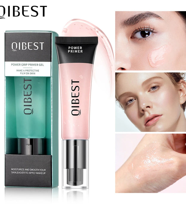 QIBEST 32ml Power Grip Primer Gel Based Hydrating Face Primer For Smoothing Skin Gripping Makeup Invisible Pore Colorless Primes