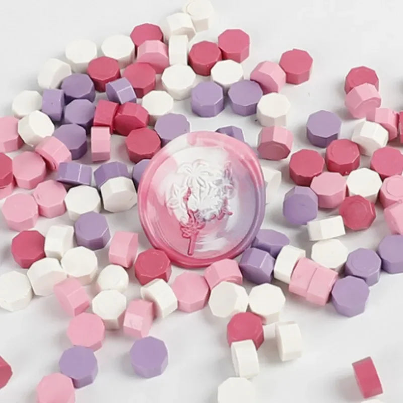 100Pc Retro Sealing Wax Seal Stamp Wax Beads Scrapbook Material Wedding Birthday Party Invitation stamp DIY stamp decoration