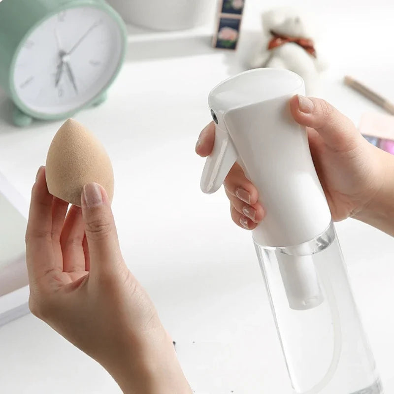 Hair Care & Makeup Water Replenishing Spray Bottle – High Pressure Continuous Mist, Separate Bottle, Press-Type Design - BlissFully