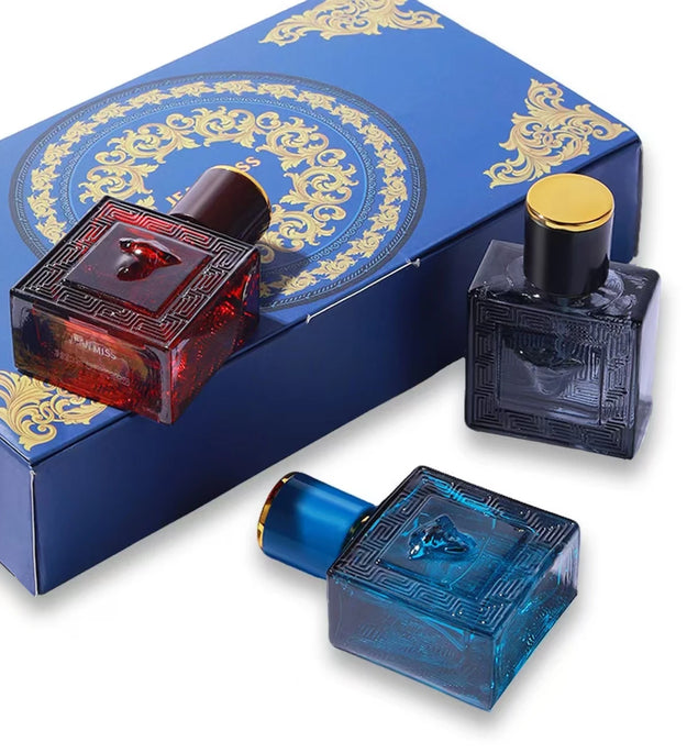 2025new 30ML*3 Perfume Luxury Gift Set Woman Fresh Cologne Woody Eau De Toilette Parfume Floral Scent Lasting Pheromone