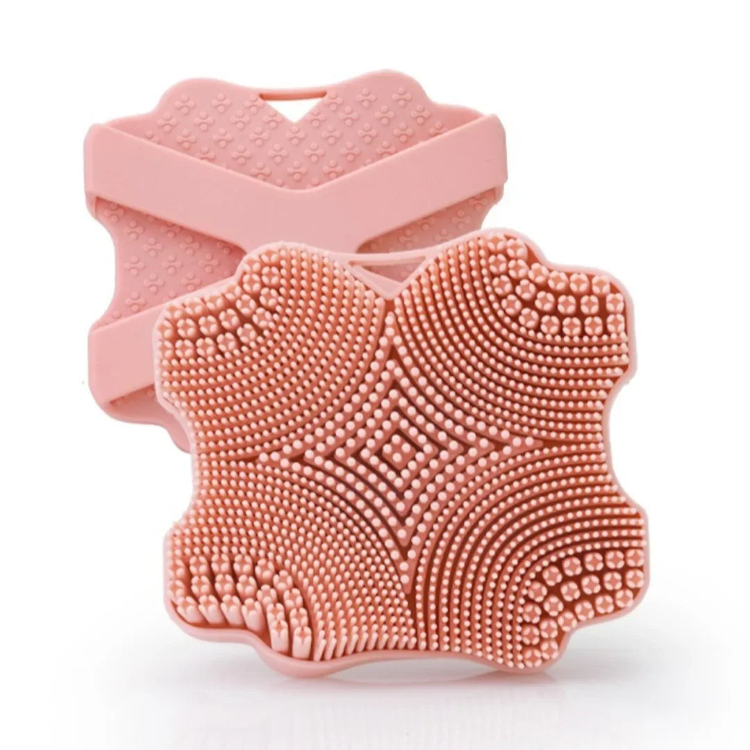 Exfoliating Silicone Bath Brush Cleanser No Slip Silicone Body Scrubber Cleansing Massage Body Care Shower Massage Bathing Brush
