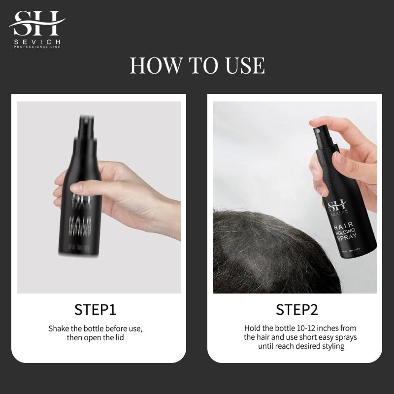 100ml SEVICH Hair Fiber Styling Hair Holding Spray New Style Hair Spray Thickening Mist for Men and Women - BlissFully