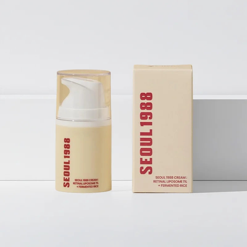 Seoul 1988 Anti-Aging Trio: 4% Retinal Eye Cream + 2% Retinal Serum w/ Black Ginseng for Wrinkles & Brightening,Korean Skincare - BlissFully