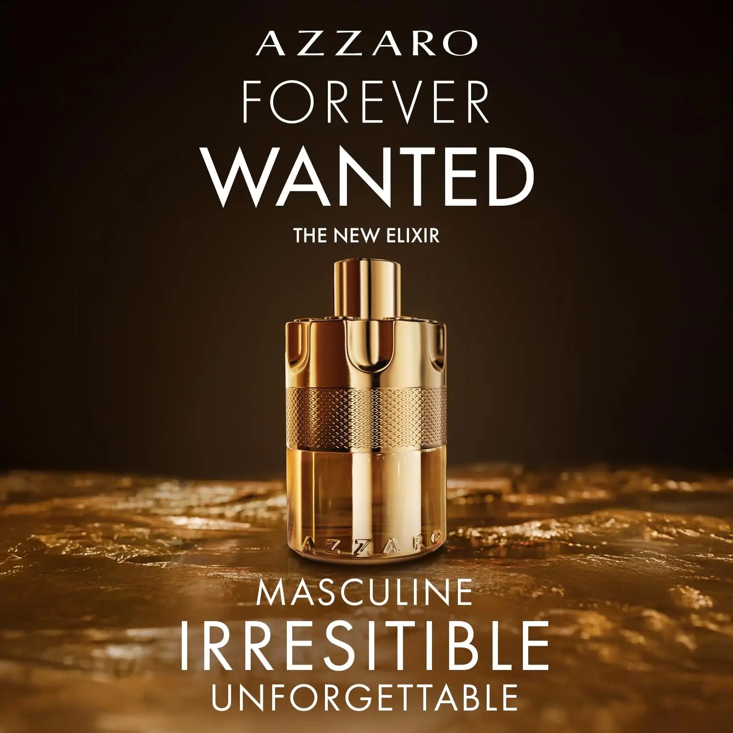 Azzaro - Forever Wanted Elixir - Mens Cologne - with Notes of Raspberry, Cardamom, and Leather Accord 100ml/ 3.4 Fl Oz