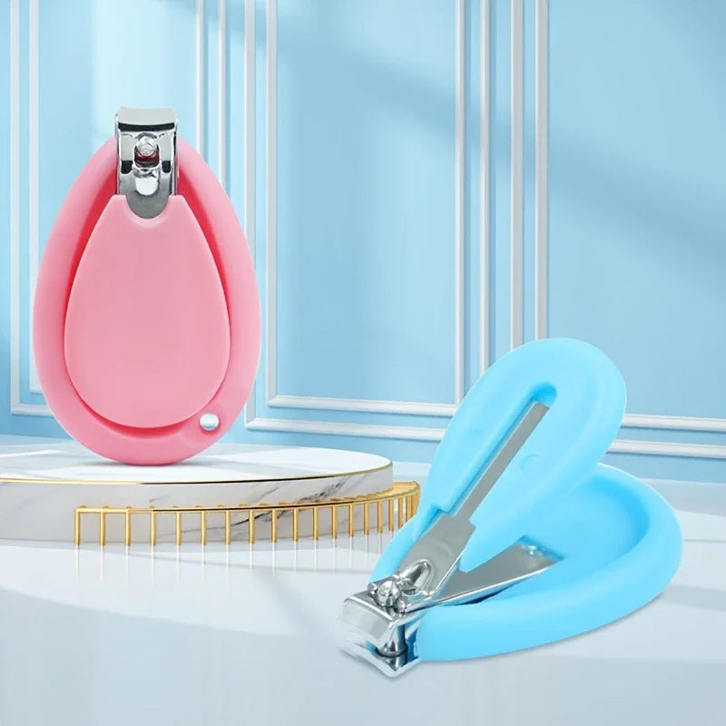 4pcs Infant Baby Clipper Nail Set, Baby Grooming Kit, 4-in-1 Baby Care Set, Baby Nail Clipper, Scissors, Nail File, Tweezer