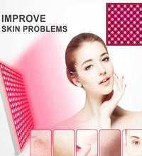 LED red panel light facial anti-aging skin care beauty 144 LED light body physiotherapy tools yoga relaxation lamp - BlissFully