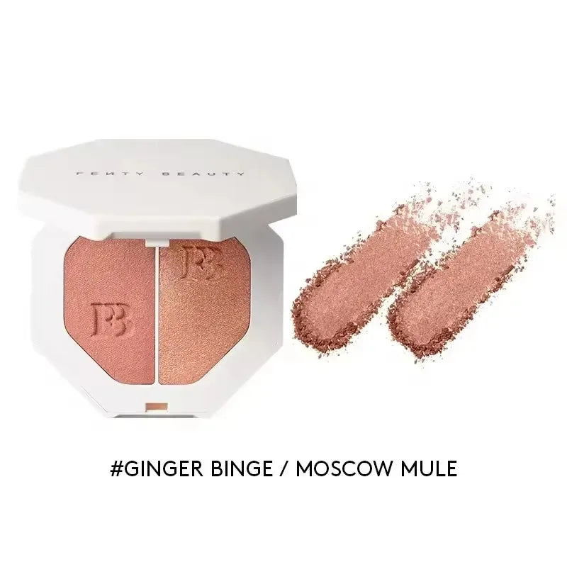 Fenty Beauty Multi-color Contour Stick Concealer Facial Matte 3D Diamond Highlight Non Fading Water Gloss Lip Glaze Gloss Makeup