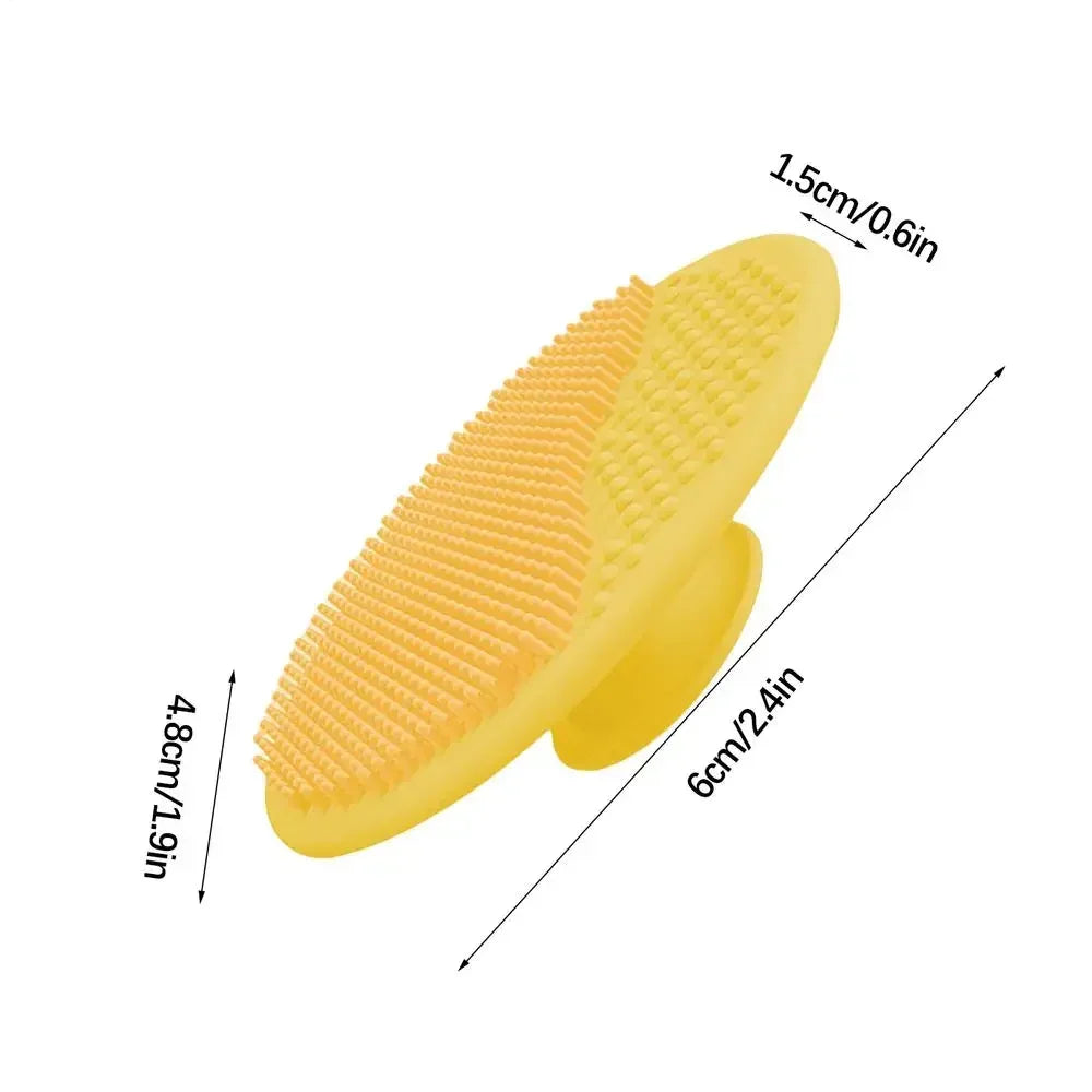 Bathing Soft Silicone Kids Shampoo Brush for Baby 1pcs Silicone Infant Shower Brush Head Hair Washing Massage Brushes Wipe Comb