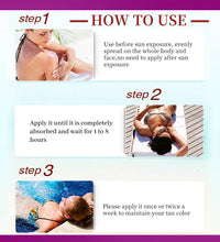 2.7fl.oz peach tanning cream self-tanning waterproof long-lasting beach sunbathing to create charming bronze skin - BlissFully