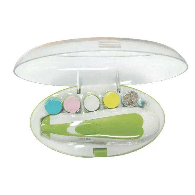 Electric Baby Nail Trimmer Baby Items Kid Nail Polisher Tool Care Kit Easy To Trim Nail File Newborn Baby Things Bebe Accessorie