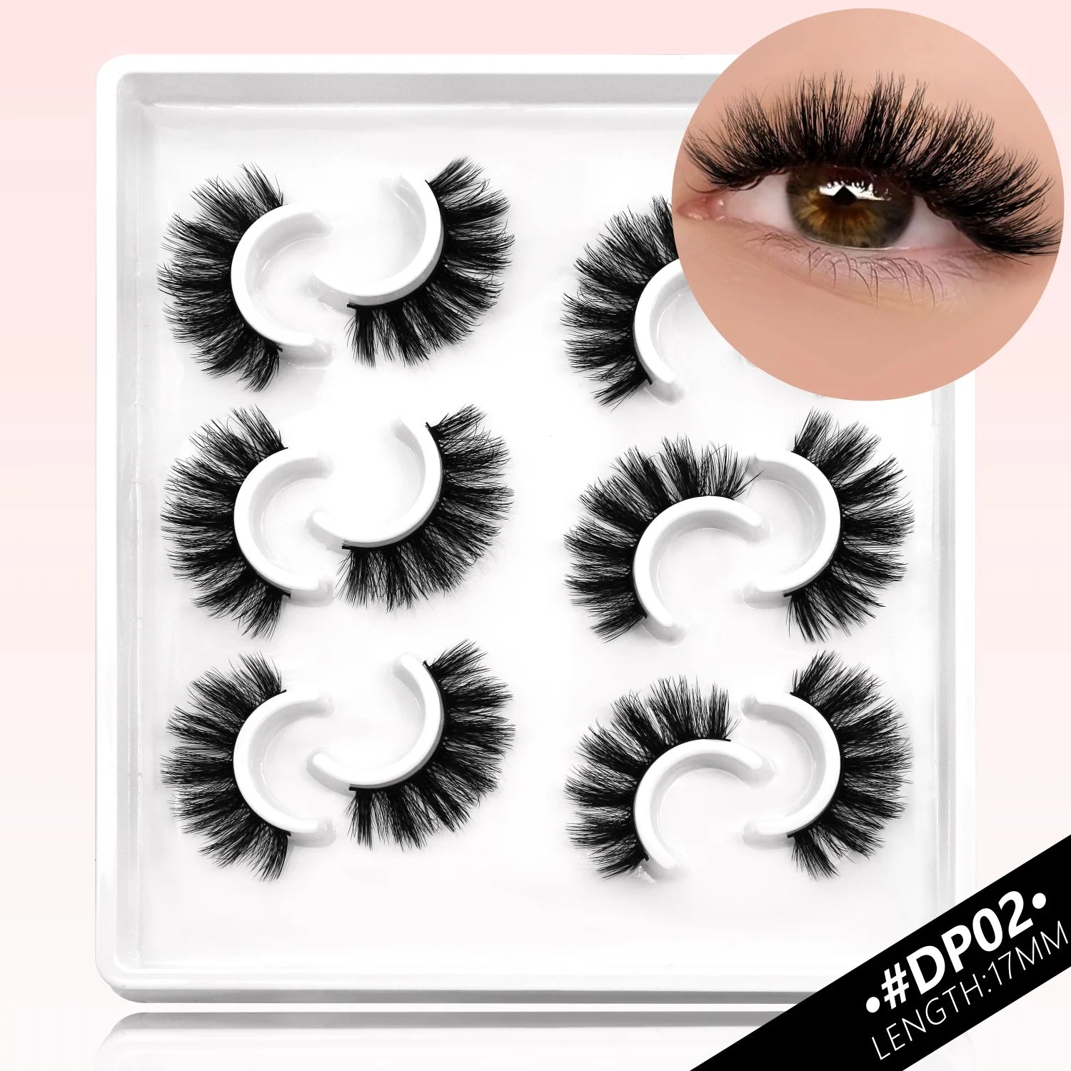 Veltrinay False Eyelashes Cat Eye Lashes Wispy Strips 3D Mink Lashes Fake Eyelashes Fluffy Volume Dramatic Fake Lashes Makeup