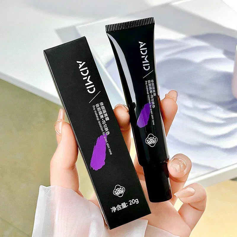 Face Makeup Primer BB Cream Contour Color Isolation Cover Red Acne Scars Barrier Waterproof Foundation Natural Makeup Base Cream