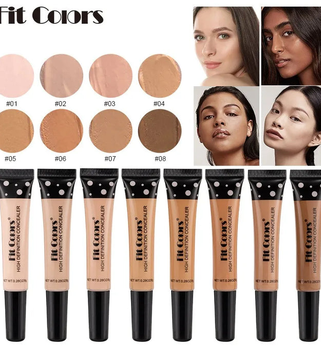 Six-Color Hose Concealer, a Kind of Facial Repair Nourishing Liquid Foundation That Can Cover Dark Circles