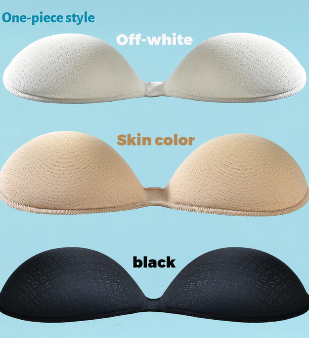 3cm Sexy Thick Latex Breast Pads, Breast Inserts for Lift and Enhancement, Bra Pads for Breast Enlargement, Removable Underwear Breast Accessories Suitable for Swimwear and Bikinis