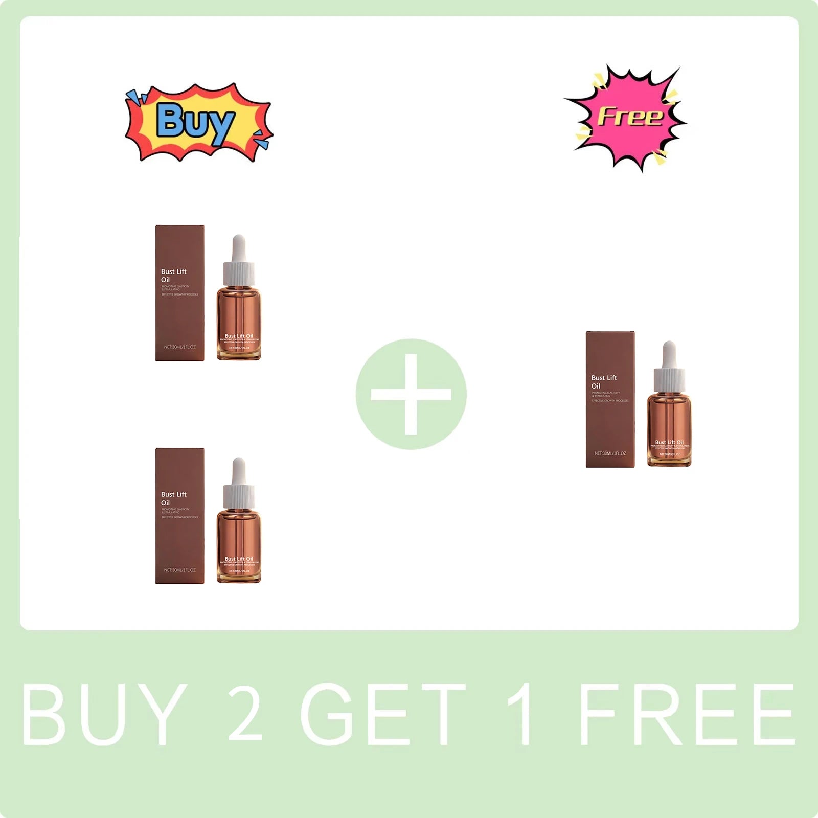 Bust Lift Oil Breast Enhancement Essential Oil Promote Elasticity Chest Firming and Lifting Nourishing Smoothing Body Skin Care