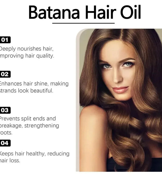 Raw Batana Oil for Hair Growth 100% Natural Can Prevent Hair Loss in Both Men and Women Increase Hair Thickness and Smoothness