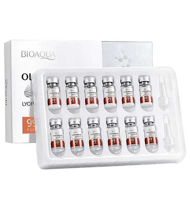 Facial  Serum Yeast Freeze-Dried Power Skin Care Set Shrink Pores Moisturizing Brighten Anti Aging Peptides Essence - BlissFully