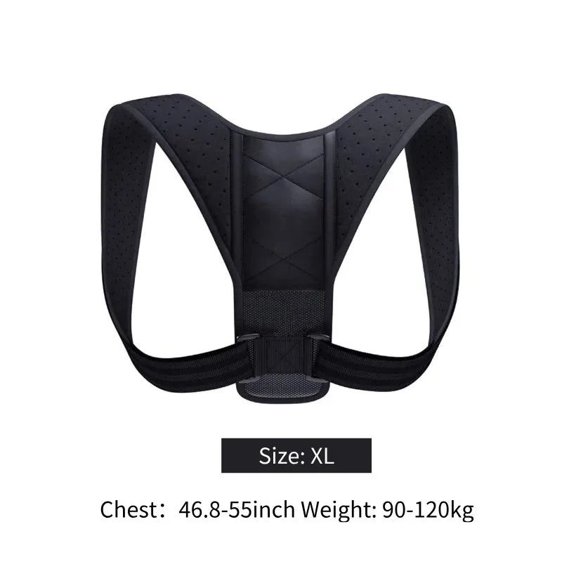Back Posture Correction Belt Hunchback Prevention Correction of Sitting Posture Unisex Breathable Body Shaping - BlissFully