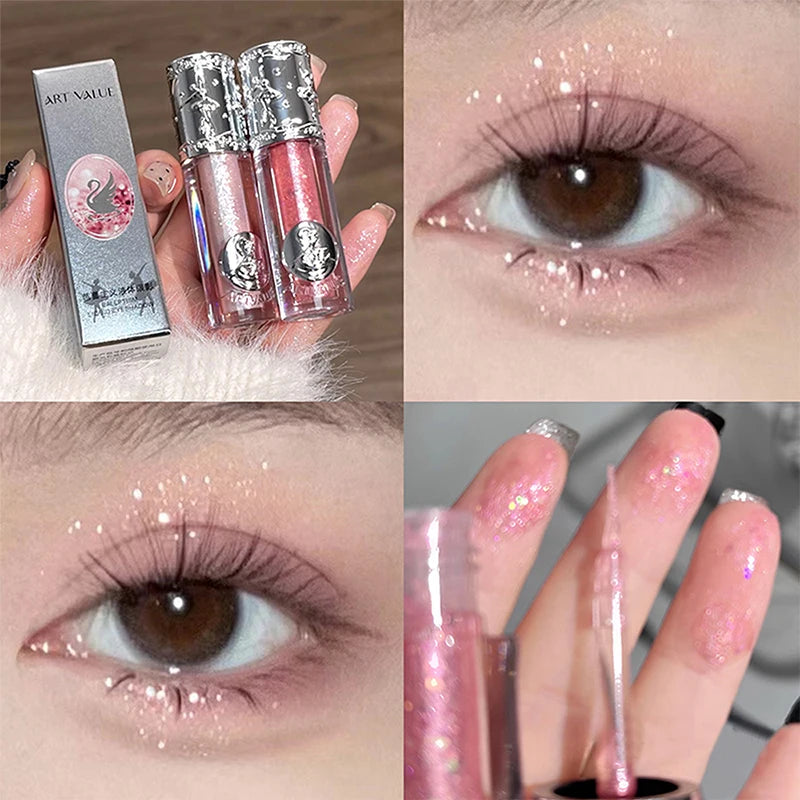 Balletism Liquid Eyeshadow Liquid Fine Shimmer High Light Eyeshadow delicate everything with influencer