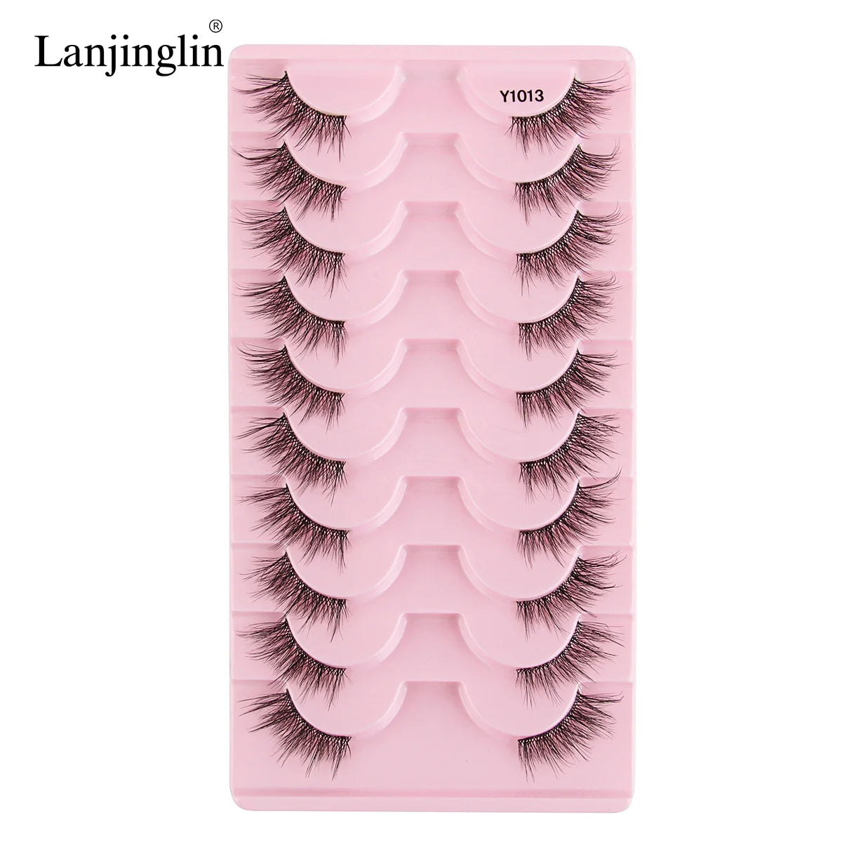 Fake Lashes 3/10 Pairs Half Lashes Cat Eye Natural Long Wispy 3D Mink Eyelash Reusable Makeup Tool Faux Cils maquillaje Cílios