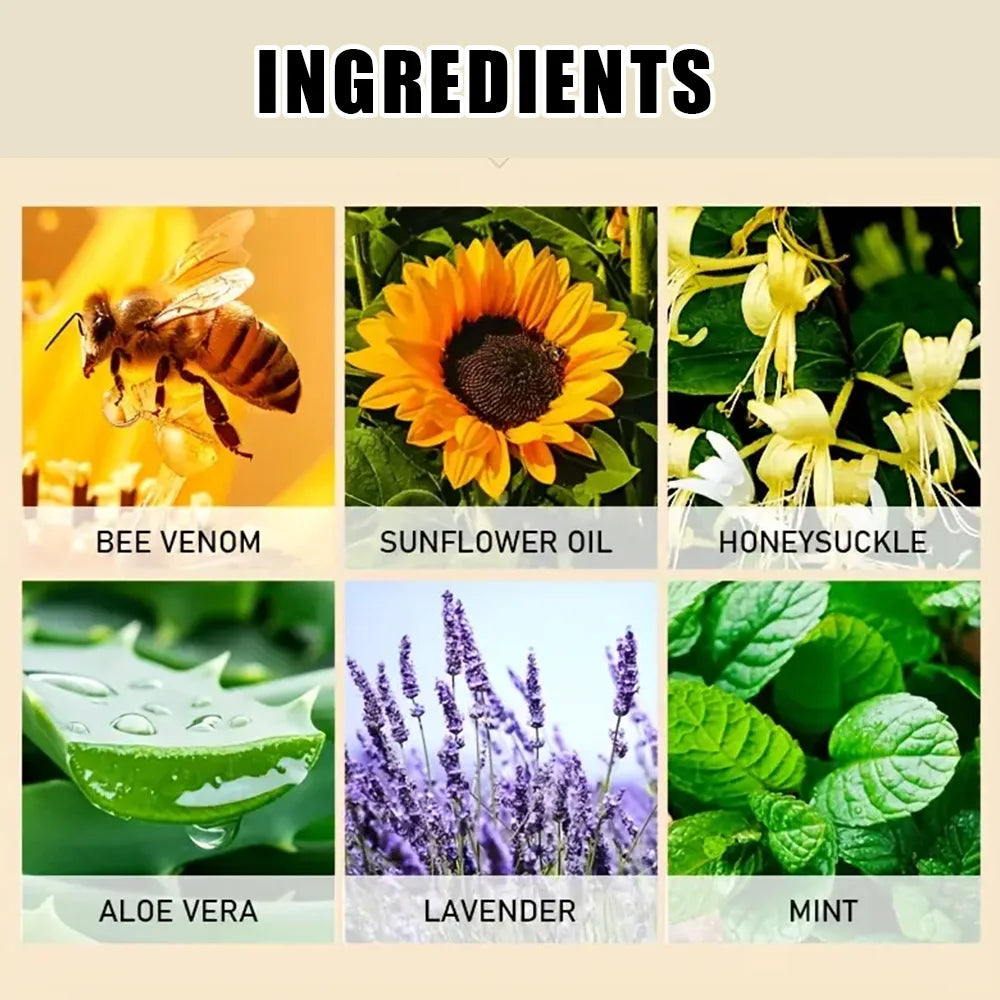 Queen Bee Venom Anti-Aging Face Cream - Collagen Boost & Deep Hydration, Wrinkle Reduction, Day/Night Moisturizer for All Skin - BlissFully