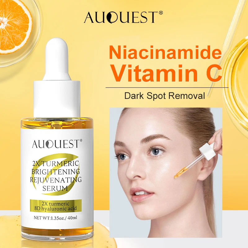 Niacinamide Face Serum Vitamin C Whitening Dark Spot Remover Serum Hyaluronic Acid Moisturizing Essence Facial Skin Care 40ml - BlissFully