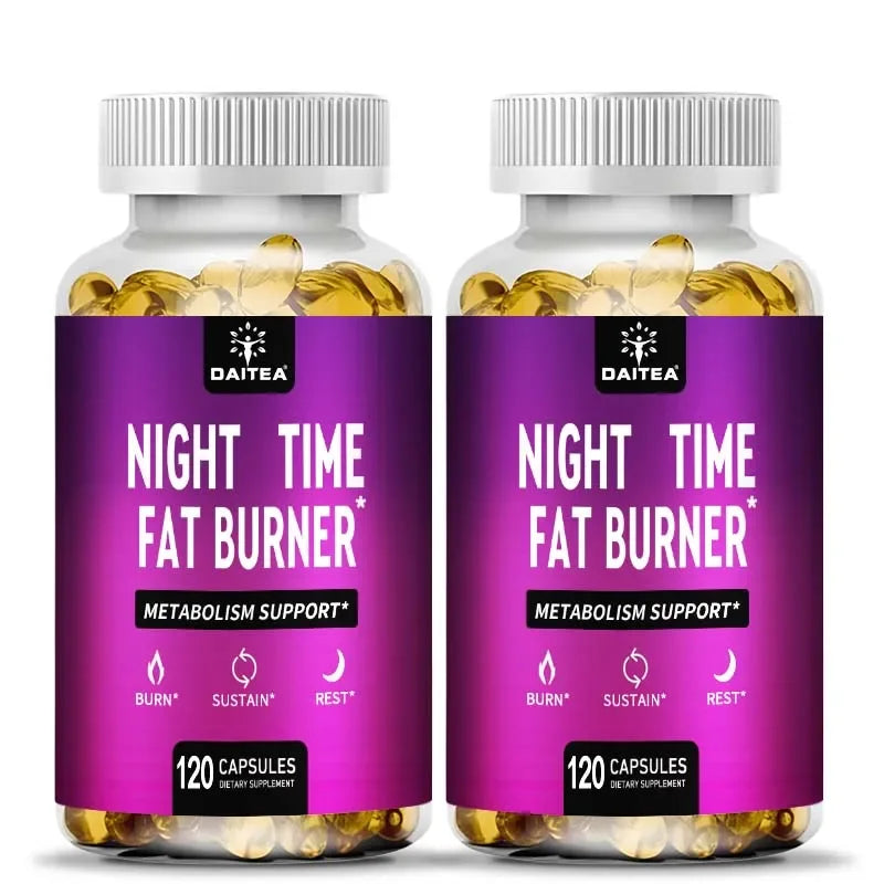 Nighttime Fat Burner - Carb Blocker, Metabolism, Fat Burning Supplement