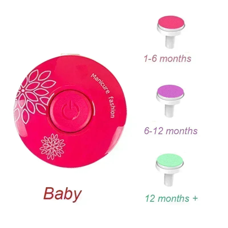 Electric Baby Nail Trimmer Baby Items Kid Nail Polisher Tool Care Kit Easy To Trim Nail File Newborn Baby Things Bebe Accessorie