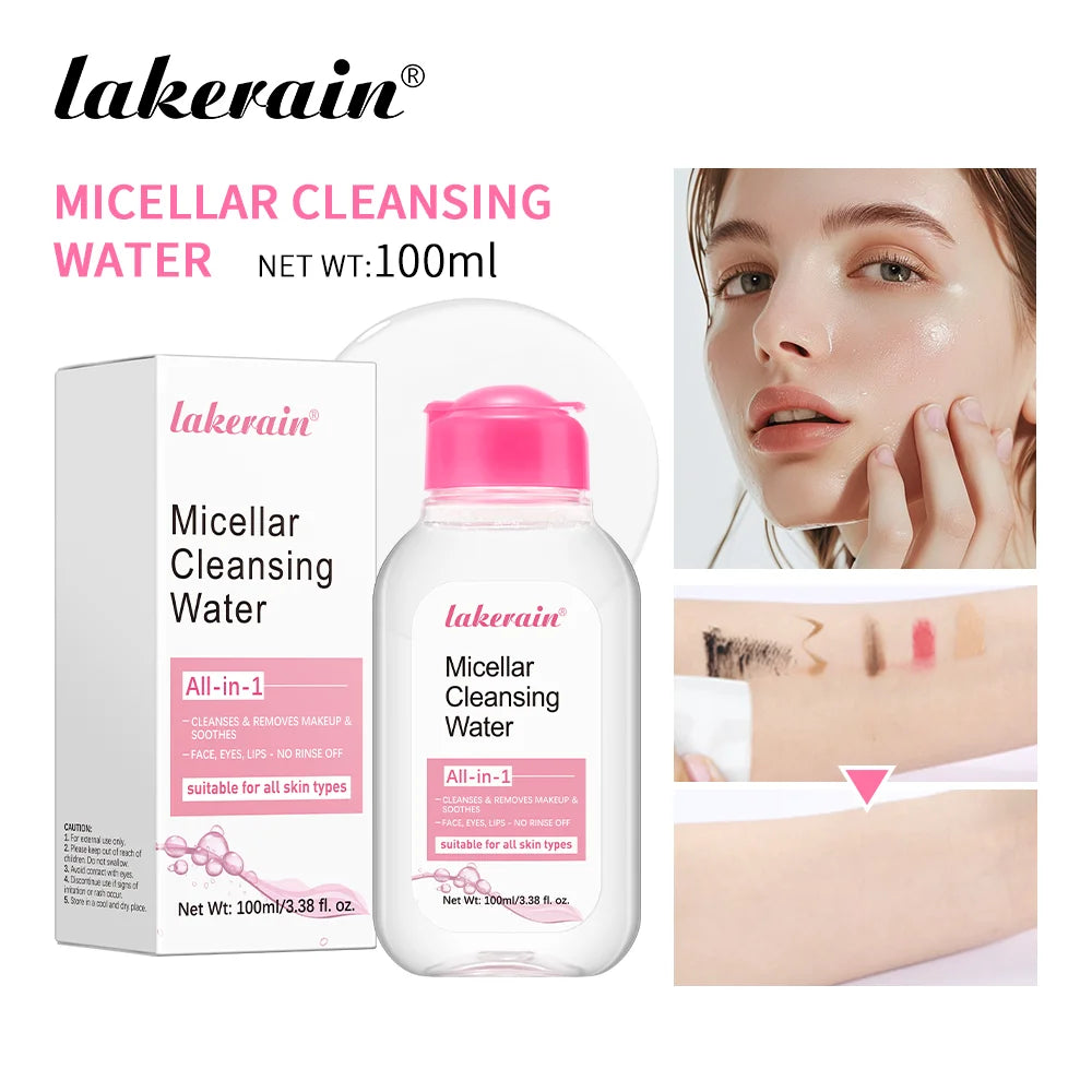 100ml Garnier Micellar Water Hydrating Facial Cleanser Deep Makeup Remover Cleaning Water Refresh Hydrate Cleansing Face Skin