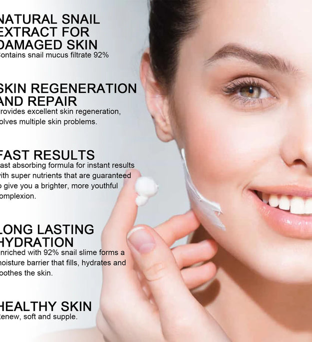 Snail Anti Aging Serum Cream Collagen Advanced Moisturizing Firming Tightening Fade Fine Lines Shrink Pores Smooth Skin Care