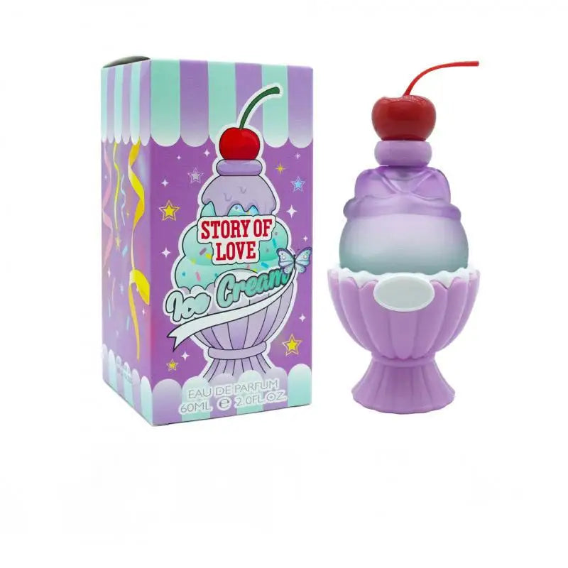 60ml Ice Cream Sweet Women's Perfume Long-lasting Fresh Vitality Floral Fragrance Eau De Toilette Charming Date Fragrance Spray