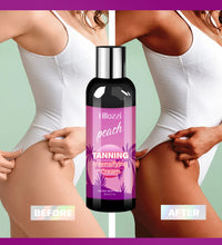 2.7fl.oz peach tanning cream self-tanning waterproof long-lasting beach sunbathing to create charming bronze skin - BlissFully