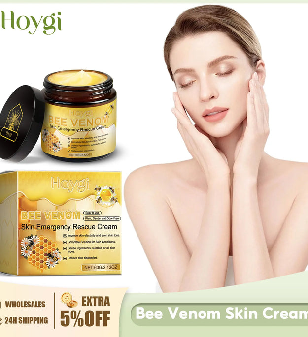 Bee Venom Cream Relieves Redness Repair Damage Skin Strengthens Skin Barrier Deep Moisturizing Skin Care Nourishing Body Cream - BlissFully