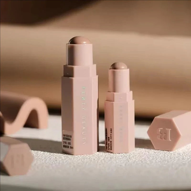 Fenty Beauty Multi-color Contour Stick Concealer Facial Matte 3D Diamond Highlight Non Fading Water Gloss Lip Glaze Gloss Makeup